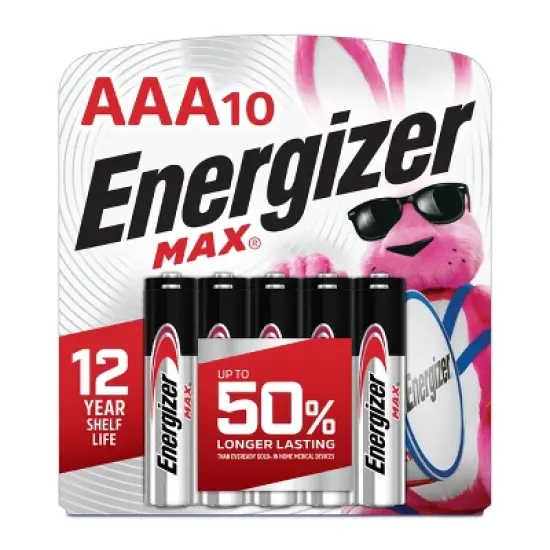 Energizer Max AAA Batteries - Alkaline Battery image {10}