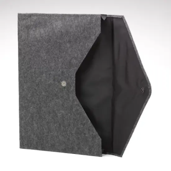 Smead Soft Touch Cloth Expanding File, 2" Expansion, Magnetic Closure, Tabloid Size, Gray (70924) image {5}