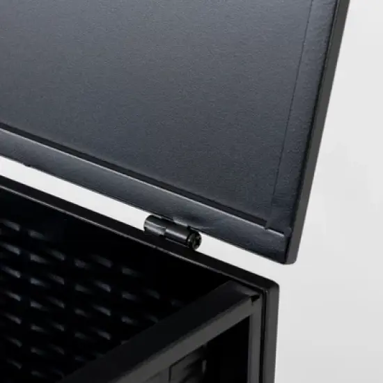 Woven Rattan Style Propane Tank Cover, Outdoor Table & Decorative Stand image {3}