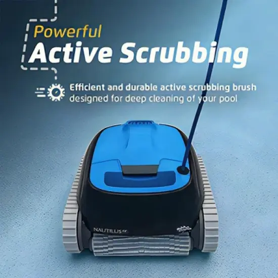 Maytronics Dolphin Nautilus CC with Caddy & Cover Inground Robotic Pool Cleaner image {3}