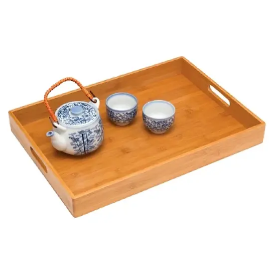 Lipper Solid Bamboo Tray image {1}
