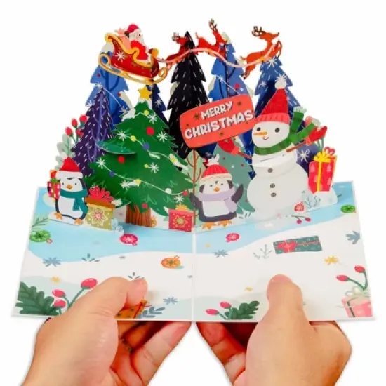 Frndly by Paper Love Christmas Night Pop Up Christmas Card image {3}