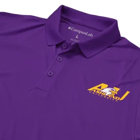 Men's Ashland University Adult Polo Left Chest Logo image {3}
