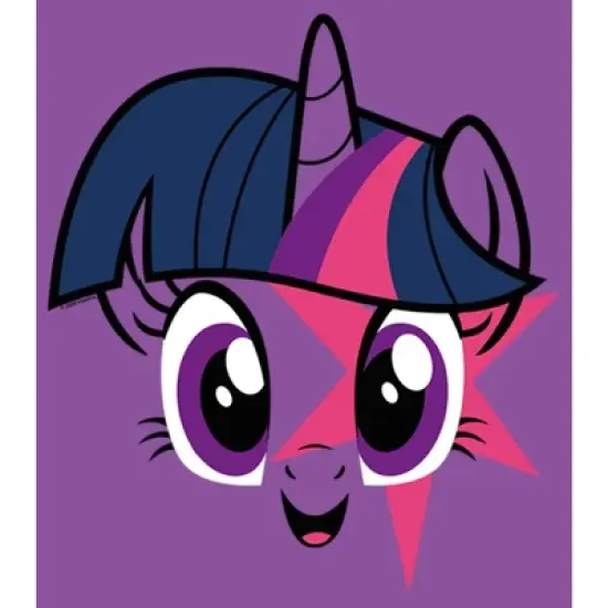 Girl's My Little Pony Twilight Sparkle Face T-Shirt image {1}