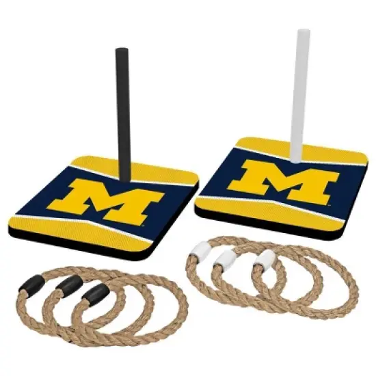 NCAA Michigan Wolverines Quoits Ring Toss Game Set image {1}