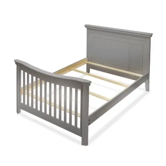 Sorelle Finley Lux Flat Top Crib - Weathered Gray image {3}