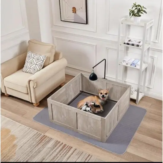 unipaws Whelping Box for Dogs and Cats image {3}