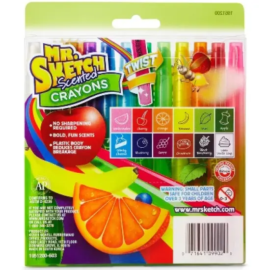 Mr. Sketch Scented Twistable Crayons, Set of 12 image {4}