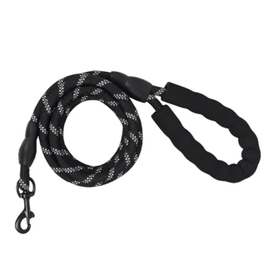 Alilang Dog Leash with Comfortable Padded Handle and Highly Reflective Threads for Medium Large Dogs image {6}