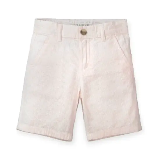 Hope & Henry Boys' Organic Cotton Seersucker Short, Toddler image {9}