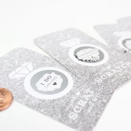 24ct Glitter Scratch Off Game Cards image {1}