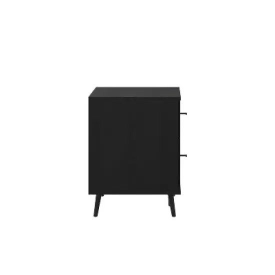 65" June Mid-Century Modern TV Stand for TVs up to 65" with Adjustable Shelf Black - Taylor & Logan image {6}