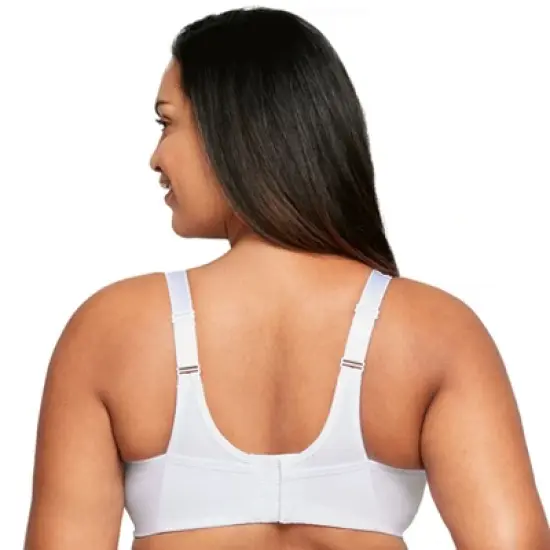 Glamorise Womens MagicLift Active Support Wirefree Bra 1005 White image {1}