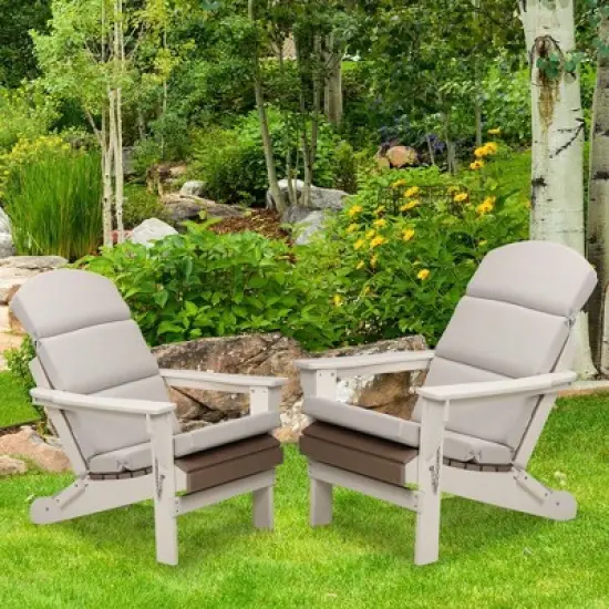 Aoodor Adirondack Chair Cushion Set Of 2 image {5}