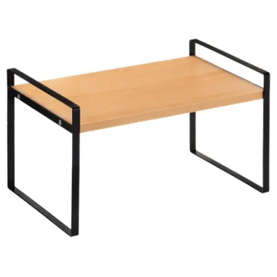 Unique Bargains Stackable Kitchen Spice Racks Countertop Organizer Shelves 1 Pc image {7}