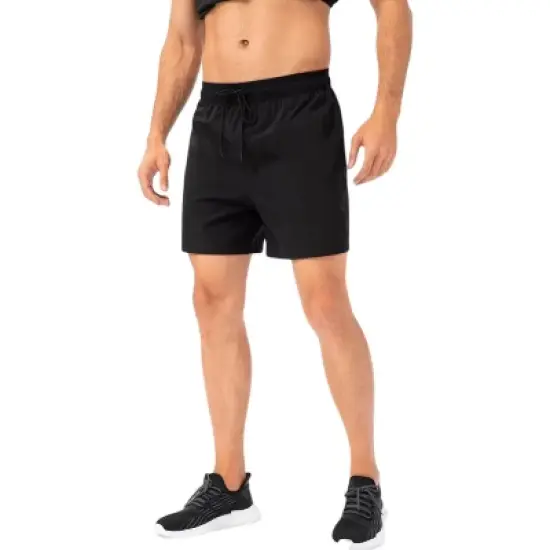 Anna-Kaci Active Men's Quick-Dry Athletic Shorts with Adjustable Drawstring Waist and Side Pockets image {4}
