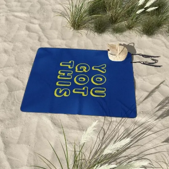 socoart You Got This Blue Picnic Blanket - Deny Designs image {2}