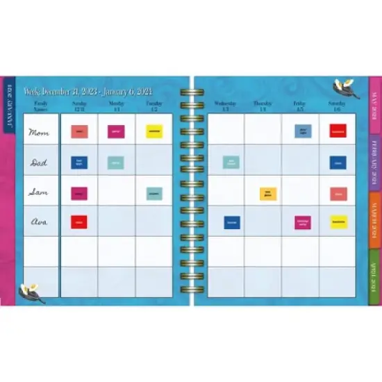 Lang 2024 Weekly/Monthly Planner 8.5"x9.5" Plan-It Mom's image {2}
