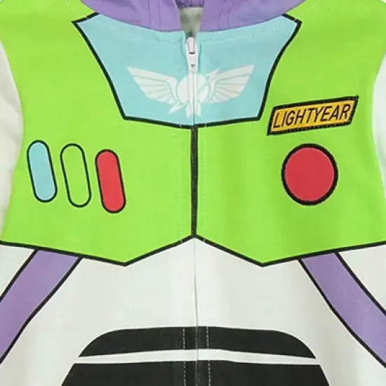 Disney Pixar Toy Story Buzz Lightyear Zip Up Cosplay Coverall Newborn to Toddler image {8}