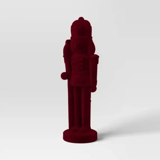 28" Christmas Flocked Nutcracker - Wondershop&trade; image {4}