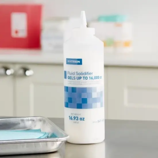 McKesson Fluid Solidifier 16 oz. Spout Cap Bottle 1 Ct 547-16000 image {1}