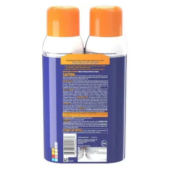 Microban Citrus Scent 24 Hour Disinfectant Sanitizing Spray - 30oz/2ct image {6}