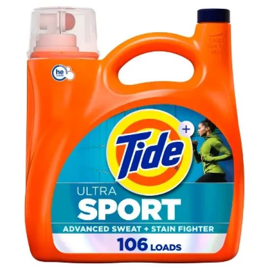 Tide Plus Febreze Sport Active Fresh High Efficiency Liquid Laundry Detergent Soap image {12}