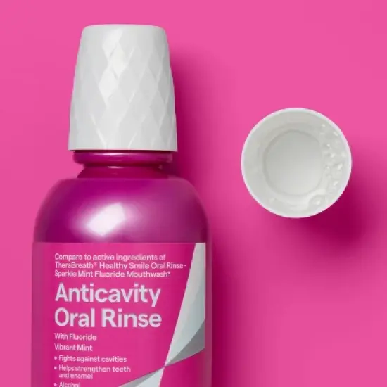 Anticavity Fluoride Oral Rinse Mouthwash - 16 fl oz - up&up&trade; image {1}