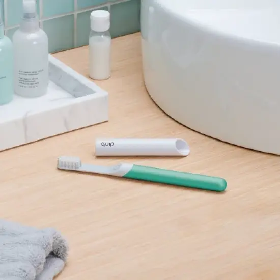 quip Plastic Electric Toothbrush Starter Kit - 2-Minute Timer + Travel Case image {13}