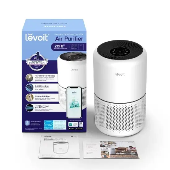Levoit Plasma Pro 300S Smart True HEPA Smart Air Purifier White image {5}