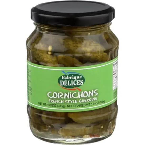 Fabrique Delices Cornichons - Case of 12 - 10.93 oz image {1}