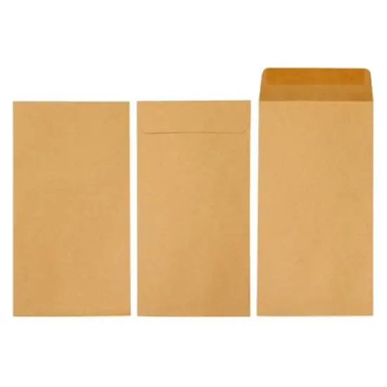 Juvale 100 Pack #7 Small Money Envelopes for Cash, Budgeting, Banks, Money Saving, Coins, Budget Planning - 3.5 x 6.5 Inch image {7}