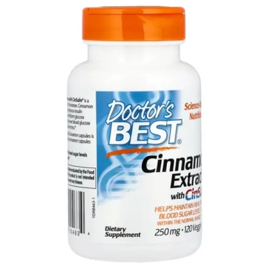 Doctor's Best Cinnamon Extract , 120 Veggie Caps (250 mg per Capsule) image {3}
