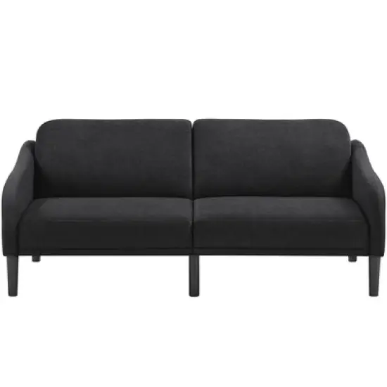 Yaheetech Upholstered Convertible Sofa Bed Futon with Adjustable Split Back image {7}