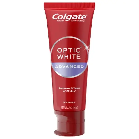 Colgate Optic White Advanced Whitening Toothpaste - Icy Fresh - 3.2oz image {12}