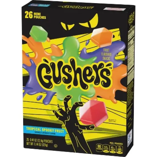 Fruit Gushers Spooky Halloween Mini Fruit Snacks - 11.44oz/26ct image {3}