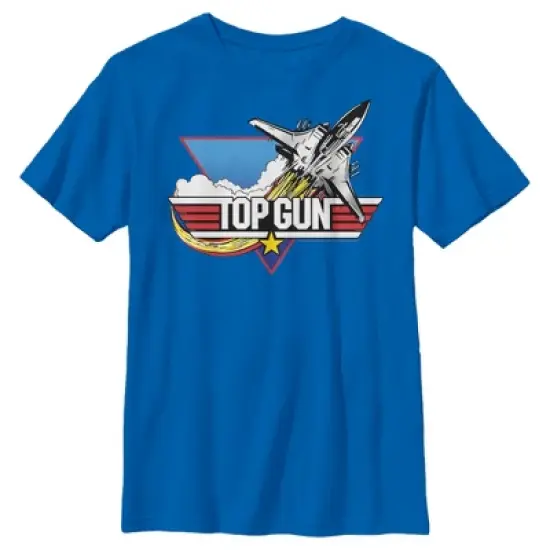 Boy's Top Gun Fighter Jet Logo T-Shirt image {4}