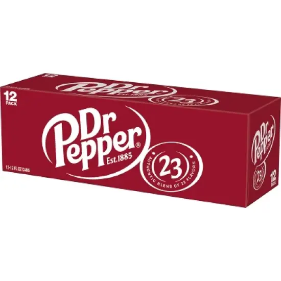 Dr Pepper Soda - 12pk/12 fl oz Cans image {9}