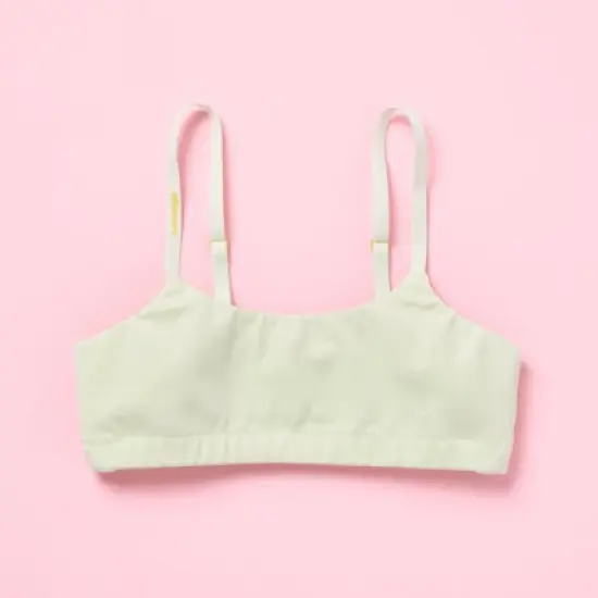 Yellowberry Girls' Super Soft Cotton First Training Bra with Convertible Straps image {2}