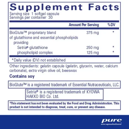 Pure Encapsulations Liposomal Glutathione - Supplement for Immune Support, Liver, Antioxidants, Detoxification, and Free Radicals image {1}