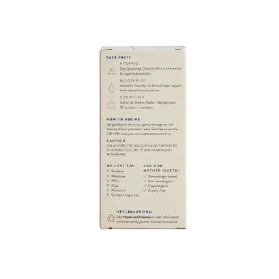 Honest Beauty Deep Hydration Face Cream with Shea Butter - 1.7 fl oz image {6}