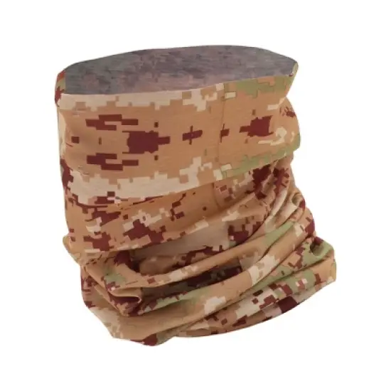 Unique Bargains Sunscreen Camouflage Pattern Face Scarf Mask Brown Yellow 1 Pc image {6}