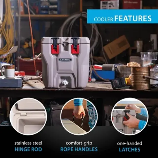 Lifetime 5-Gallon Multi-Purpose Water Cooler, Khaki (91230) image {4}