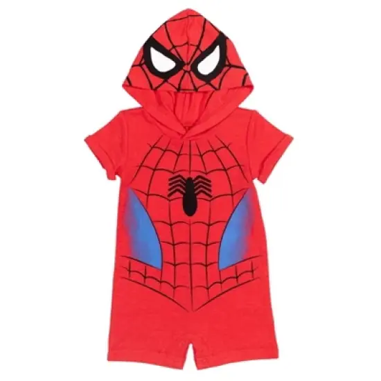 Marvel Avengers Spider-Man Captain America Hulk Baby Cosplay Romper Newborn to Infant image {7}