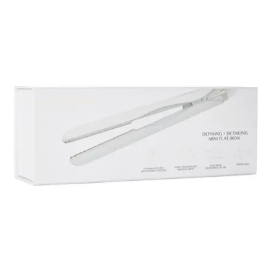 Kristin Ess Defining & Detailing Titanium Mini Flat Iron Hair Straightener - Travel Size image {1}