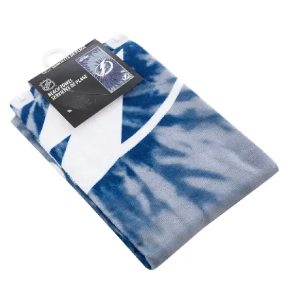 NHL Tampa Bay Lightning Pyschedelic Beach Towel image {5}