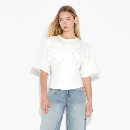 Women's Corset Tube Top - Wild Fable&trade; White image {1}