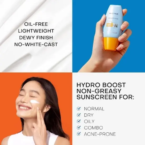 MISTINE&nbsp;Aqua Base Ultra Protection Matte & Light Facial Sunscreen Pro SPF50 PA ++++ [60ml] Sensitive Skin Sun Protection image {4}