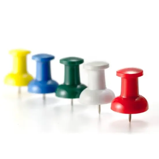 Officemate Giant Push Pins, 12 Per Pack, 6 Packs image {2}