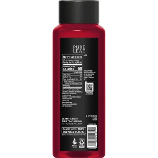 PURE LEAF Artisan Inspired Teas Hibiscus Herbal Iced Tea - 42 fl oz image {1}